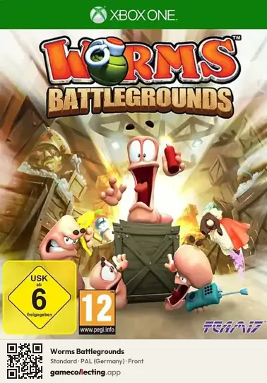 Worms Battlegrounds Xbox One, Germany box front