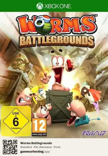 Worms Battlegrounds Xbox One, Germany box front