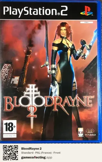 BloodRayne 2 PlayStation 2, France box front
