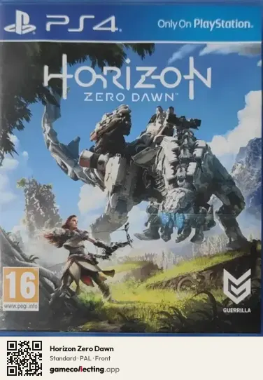 Horizon Zero Dawn PlayStation 4, PAL box front