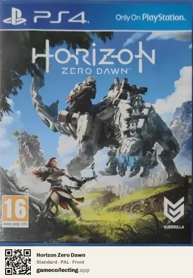 Horizon Zero Dawn PlayStation 4, PAL box front