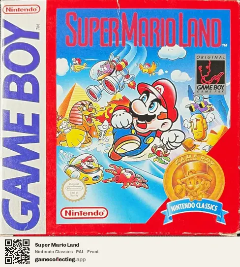 Super Mario Land Game Boy, PAL box front