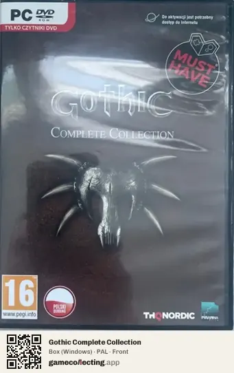 Gothic Complete Collection Computer, PAL box front