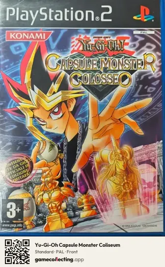 Yu-Gi-Oh Capsule Monster Coliseum PlayStation 2, PAL box front