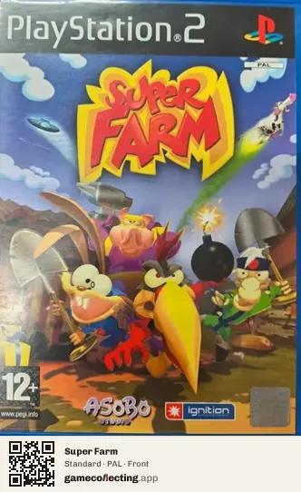 Super Farm PlayStation 2, PAL box front