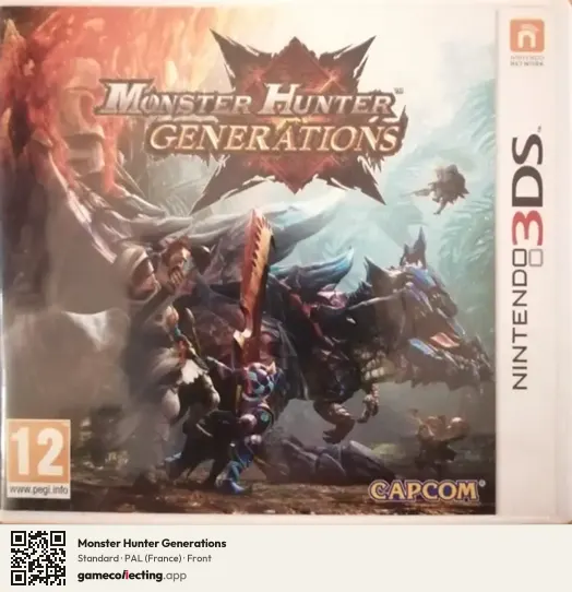 Monster Hunter Generations Nintendo 3DS, France box front