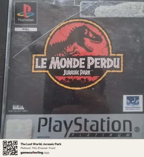 The Lost World: Jurassic Park PlayStation, France box front
