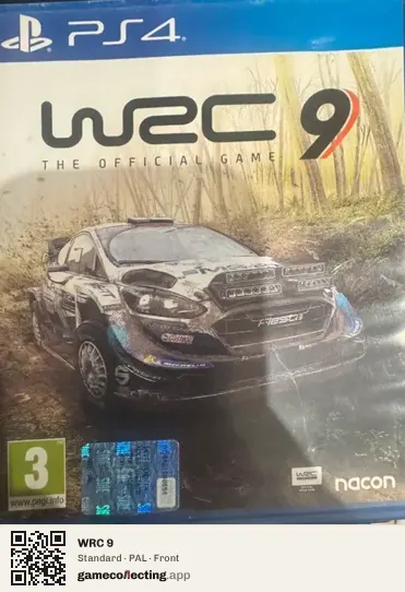 WRC 9 PlayStation 4, PAL box front