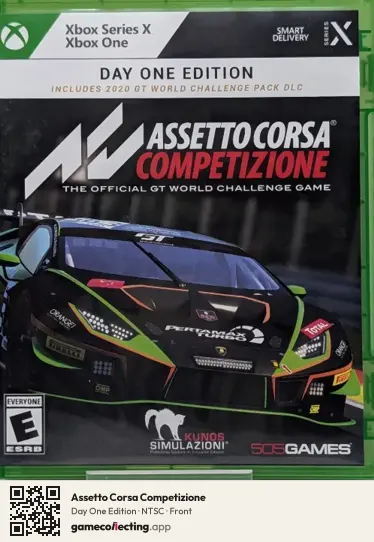 Assetto Corsa Competizione Xbox Series X, NTSC box front