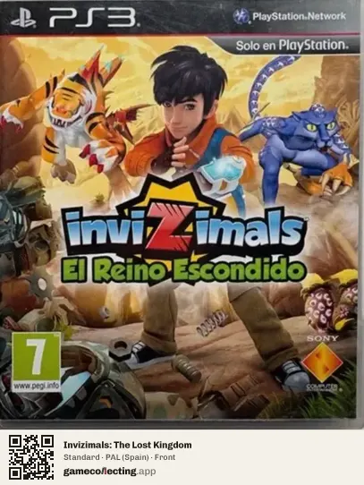 Invizimals: The Lost Kingdom PlayStation 3, Spain box front