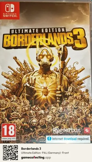 Borderlands 3 Nintendo Switch, Germany box front