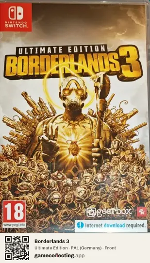 Borderlands 3 Nintendo Switch, Germany box front