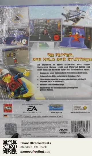 Island Xtreme Stunts PlayStation 2, PAL box back