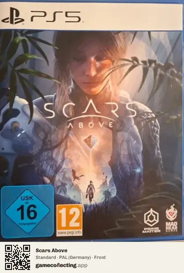 Scars Above PlayStation 5, Germany box front