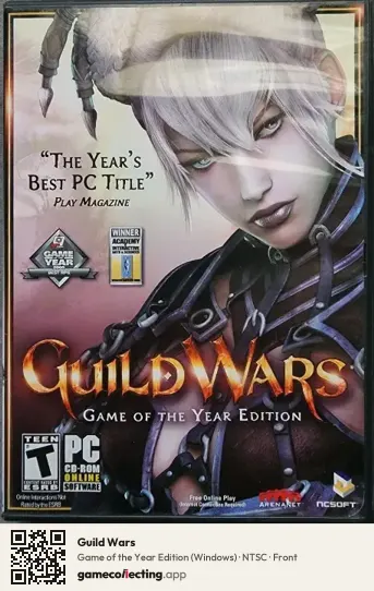 Guild Wars Computer, NTSC box front