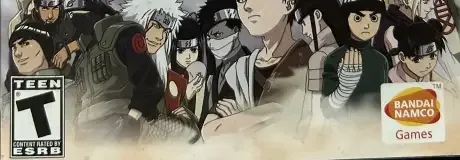 Naruto: Ultimate Ninja, the ESRB box on its front