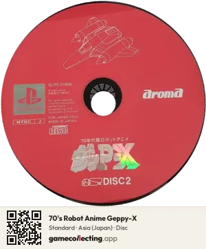 70's Robot Anime Geppy-X PlayStation, Asia disc