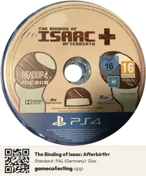 The Binding of Isaac: Afterbirth+ PlayStation 4, PAL disc