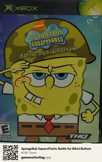 SpongeBob SquarePants: Battle for Bikini Bottom Xbox, NTSC box front