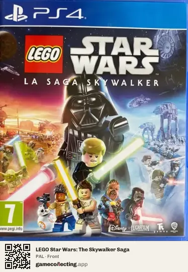 LEGO Star Wars: The Skywalker Saga PlayStation 4, PAL box front