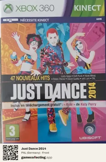 Just Dance 2014 Xbox 360, Germany box front
