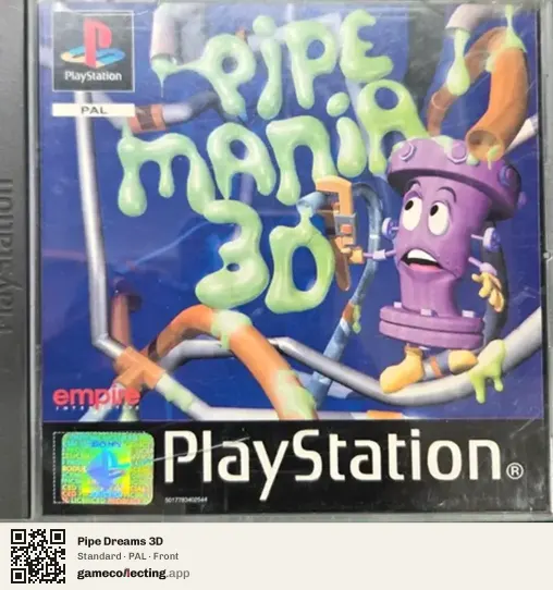 Pipe Dreams 3D PlayStation, PAL box front