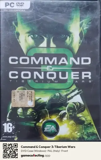 Command & Conquer 3: Tiberium Wars Computer, Italy box front