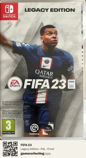 FIFA 23 Nintendo Switch, PAL box front