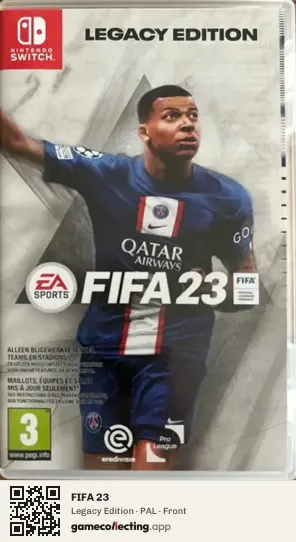 FIFA 23 Nintendo Switch, PAL box front