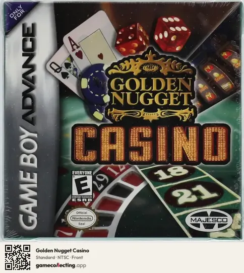 Golden Nugget Casino Game Boy Advance, NTSC box front