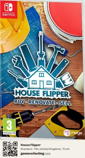 House Flipper Nintendo Switch, United Kingdom box front