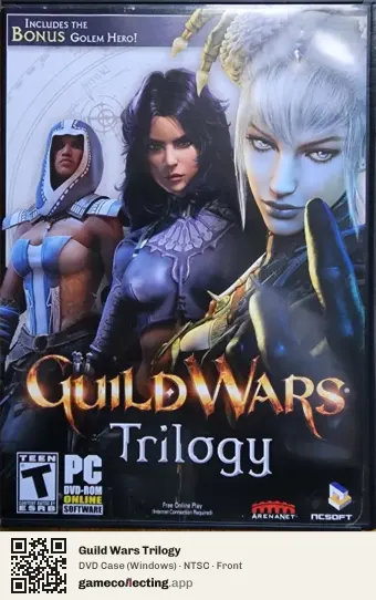 Guild Wars Trilogy Computer, NTSC box front