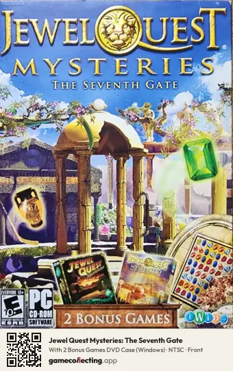 Jewel Quest Mysteries: The Seventh Gate Computer, NTSC box front