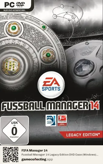 FIFA Manager 14 Computer, PAL box front