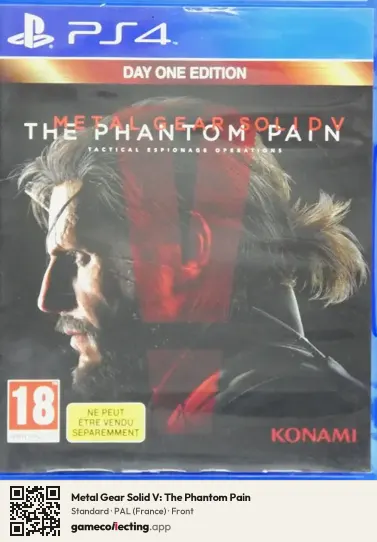 Metal Gear Solid V: The Phantom Pain PlayStation 4, France box front