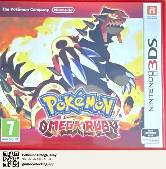 Pokémon Omega Ruby Nintendo 3DS, PAL box front