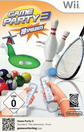 Game Party 3 Nintendo Wii, Germany box front