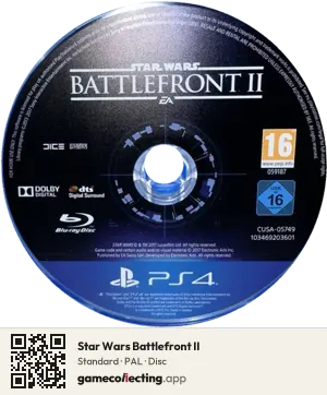Star Wars Battlefront II PlayStation 4, PAL disc
