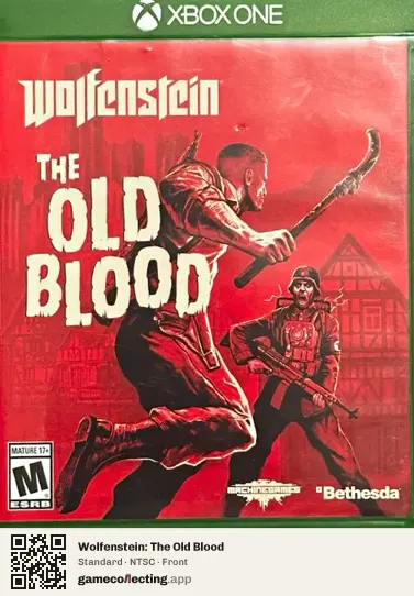 Wolfenstein: The Old Blood Xbox One, NTSC box front