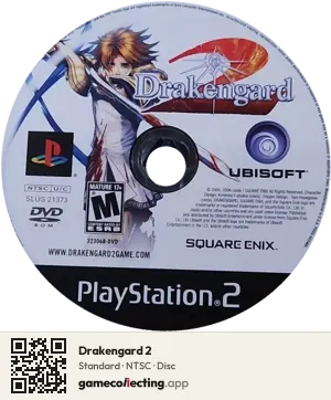Drakengard 2 PlayStation 2, NTSC disc