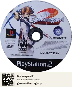 Drakengard 2 PlayStation 2, NTSC disc