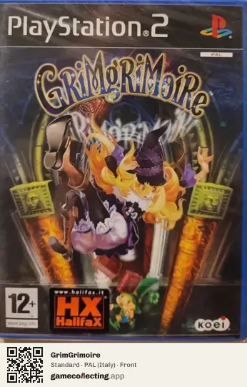 GrimGrimoire PlayStation 2, Italy box front