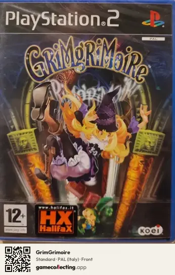 GrimGrimoire PlayStation 2, Italy box front