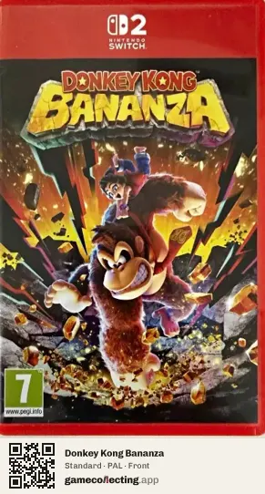 Donkey Kong Bananza Nintendo Switch 2, PAL box front
