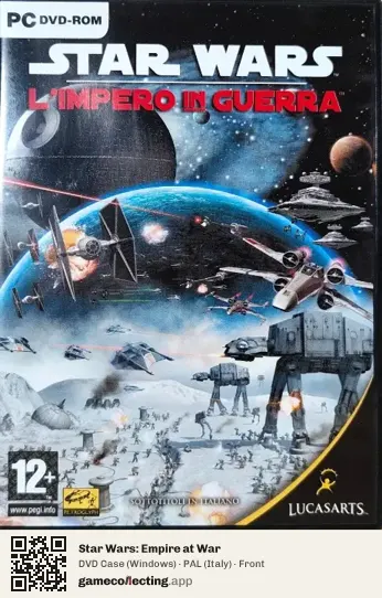 Star Wars: Empire at War Computer, Italy box front