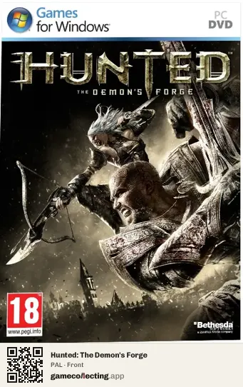 Hunted: The Demon's Forge Computer, PAL box front