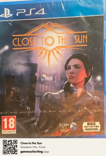 Close to the Sun PlayStation 4, PAL box front