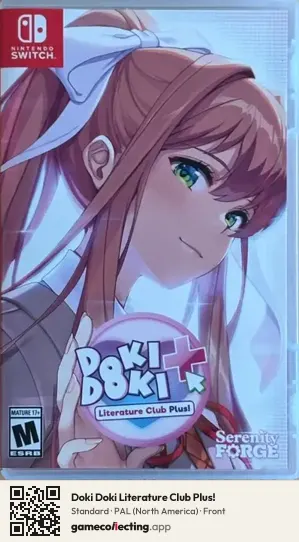 Doki Doki Literature Club Plus! Nintendo Switch, North America box front
