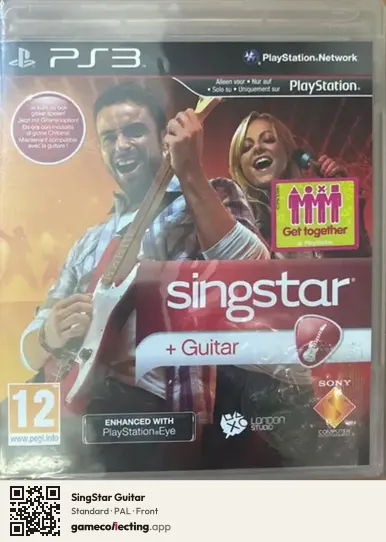 SingStar Guitar PlayStation 3, PAL box front