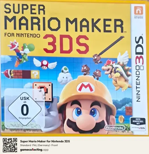 Super Mario Maker for Nintendo 3DS Nintendo 3DS, Germany box front